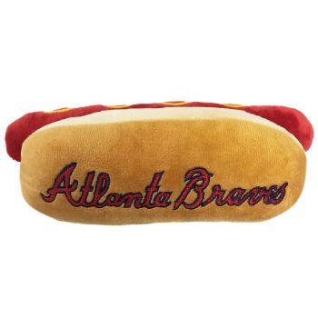 Atlanta Braves- Plush Hot Dog toy